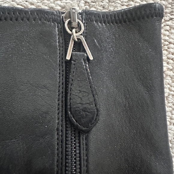 Alaia Vintage Wedge Booties, blk leather, 39 - Picture 4 of 10